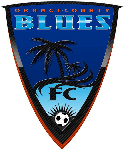 Orange County Blues FC 2014 Primary Logo t shirt iron on transfers